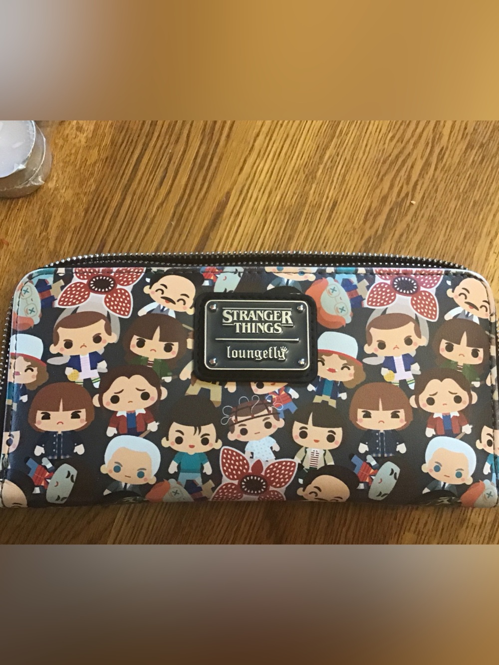 Loungefly Stranger Things Character Zip Wallet - Black Multicolor